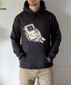 Game Over a severed zombie hand holding a Game Boy hoodie, sweater, longsleeve, shirt v-neck, t-shirt