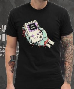 Game Over a severed zombie hand holding a Game Boy hoodie, sweater, longsleeve, shirt v-neck, t-shirt