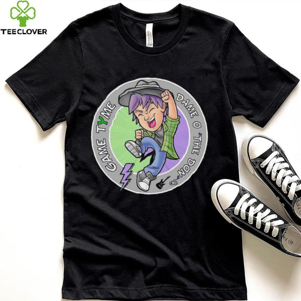 Game Tyme Dame o the Don logo shirt Game Tyme Dame o the Don logo shirt