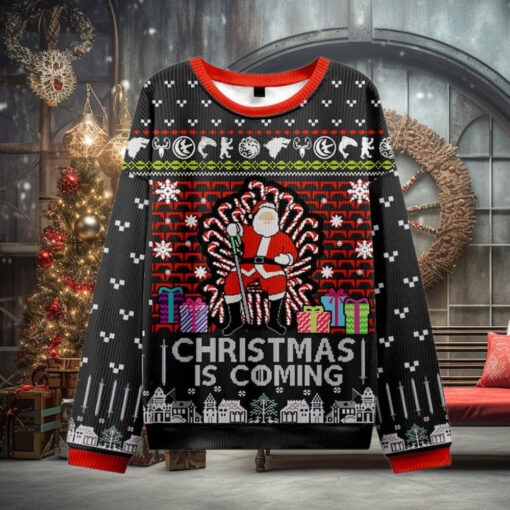 Game of Thrones Black Ugly Christmas Sweater