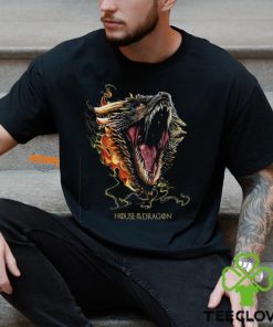 Game of Thrones Drogon Front Print T Shirt