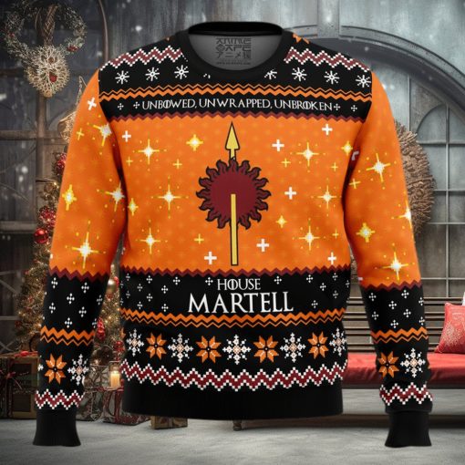 Game of Thrones House Martell Ugly Christmas Sweater