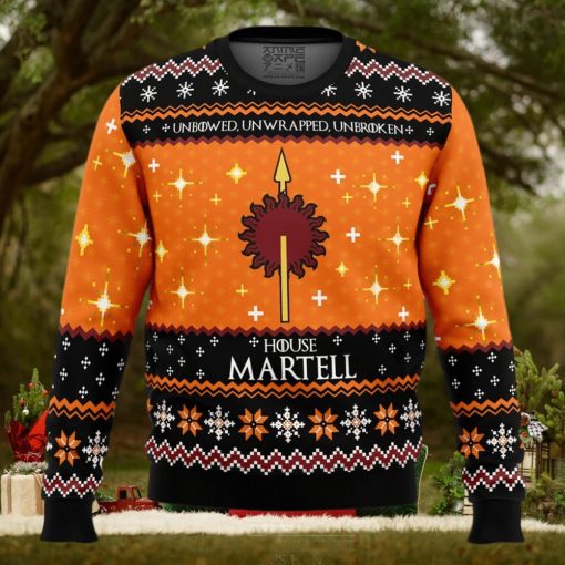 Game of Thrones House Martell Ugly Christmas Sweater