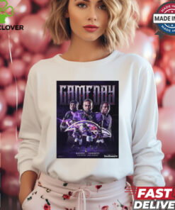 Gameday Baltimore Ravens At Dallas Cowboys Poster t shirt