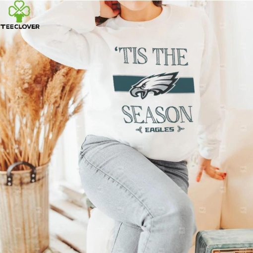 Gameday Couture White Philadelphia Eagles Take A Holiday Pullover Shirt