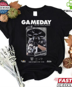 Gameday NFL The Las Vegas Raiders vs Carolina Panthers Senor Raider Sept 22 2024 t shirt
