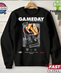 Gameday NFL The Las Vegas Raiders vs Dallas Cowboys August 17 2024 President t shirt