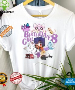 Gamer Birthday Girl Gamer Cat Shirt