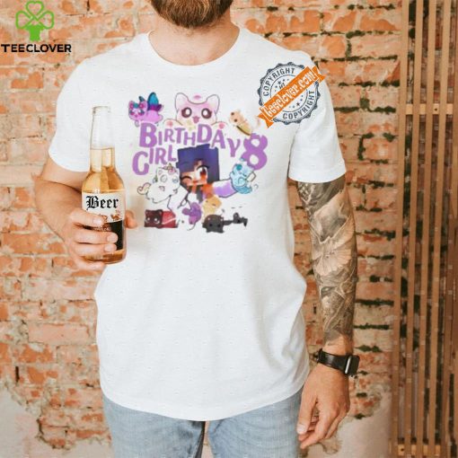 Gamer Birthday Girl Gamer Cat Shirt