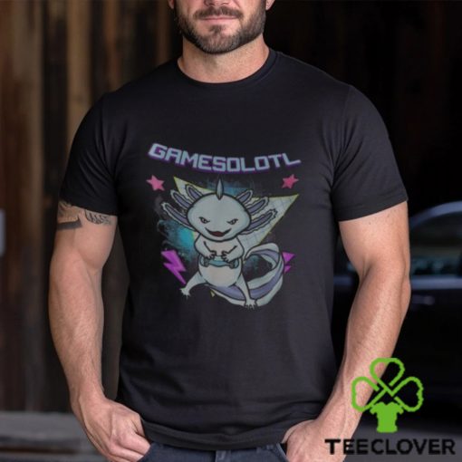 Gamesolotl Axolotl Video Gamer Novelty Salamander Art Shirt