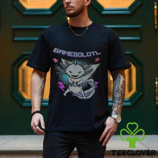 Gamesolotl Axolotl Video Gamer Novelty Salamander Art Shirt