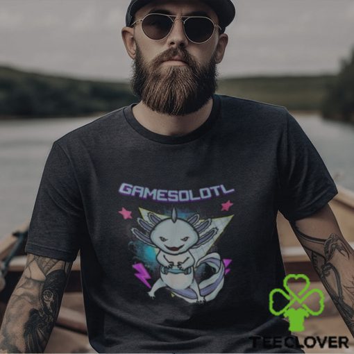 Gamesolotl Axolotl Video Gamer Novelty Salamander Art Shirt