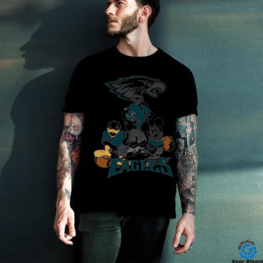 Gangster Mickey Mouse NFL Philadelphia Eagles football players logo shirt Gangster Mickey Mouse NFL Philadelphia Eagles football players logo shirt