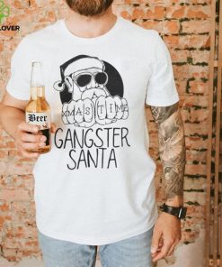 Gangster Santa Christmas T Shirt