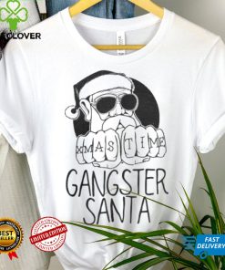 Gangster Santa Christmas T Shirt