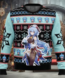Ganyu Genshin Impact Ugly Christmas Sweater