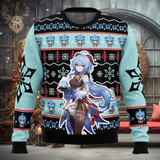 Ganyu Genshin Impact Ugly Christmas Sweater