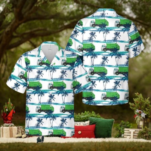 Garbage Truck 3D Hawaiian Shirt Summer Holiday Gift For Men And Women