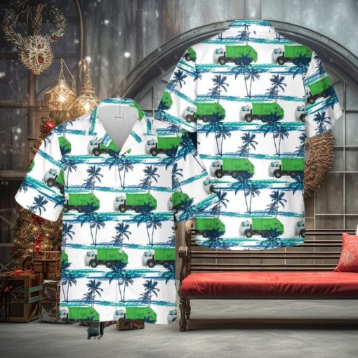 Garbage Truck 3D Hawaiian Shirt Summer Holiday Gift For Men And Women