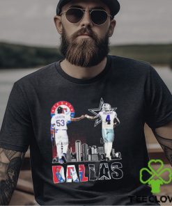 Garcia And Prescott Dallas Sports Skyline Shirt