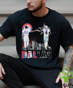 Garcia And Prescott Dallas Sports Skyline Shirt