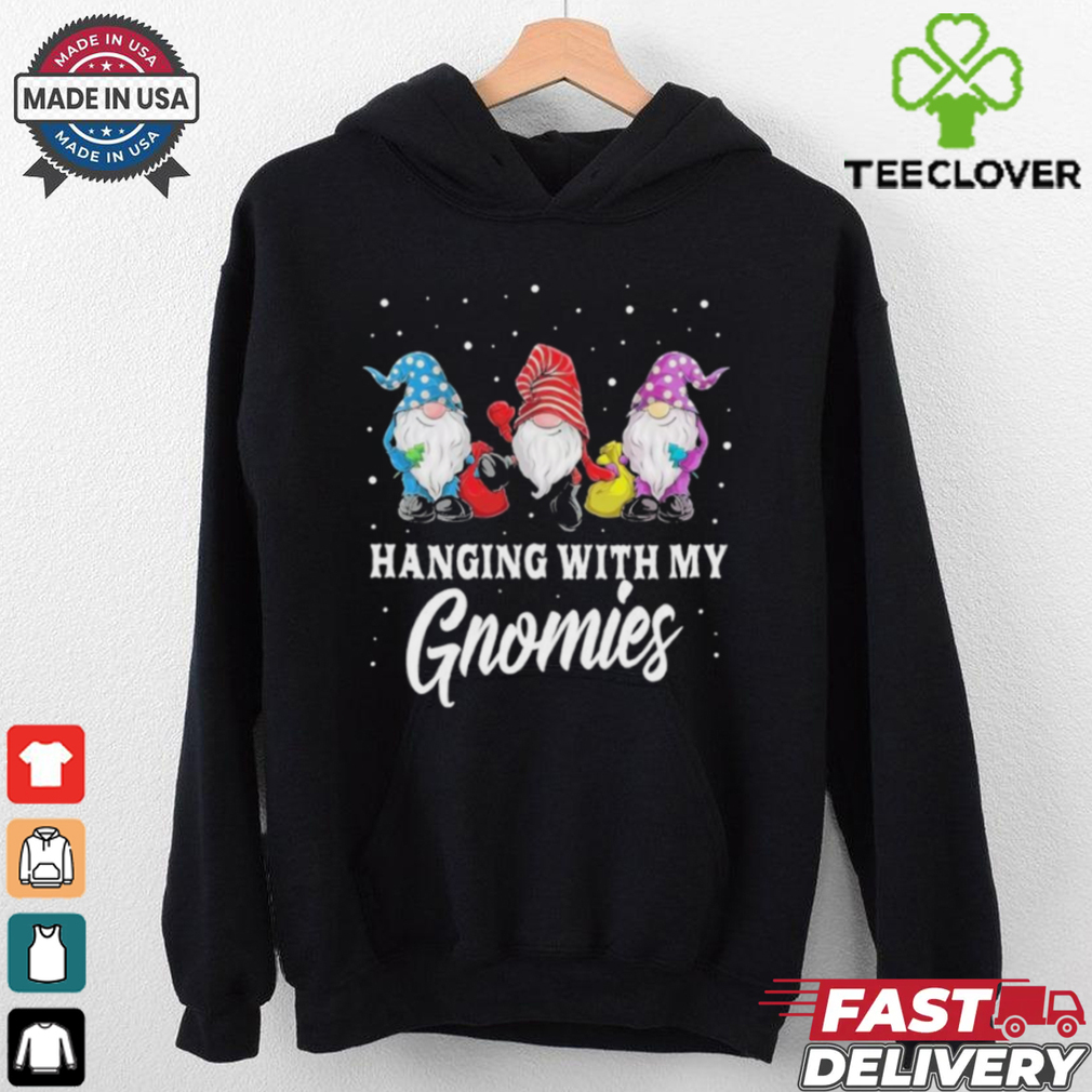 Garden Gnome Christmas Gifts Hanging With My Gnomies Shirt Garden Gnome Christmas Gifts Hanging With My Gnomies Shirt