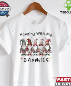 Garden Gnomes Christmas Hanging With My Gnomies Shirt