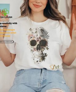 Garden Skull Light Classic T Shirt 1 Garden Skull Light Classic T Shirt