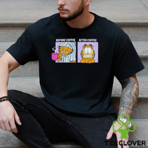 Garfield Before Coffee and After Coffee hoodie, sweater, longsleeve, shirt v-neck, t-shirt