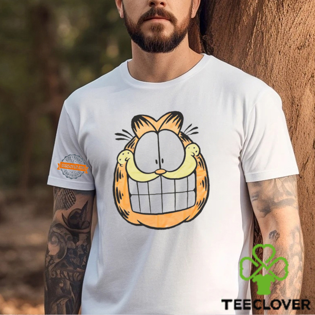 Garfield Big Face 90s White Shirt Garfield Big Face 90s White Shirt