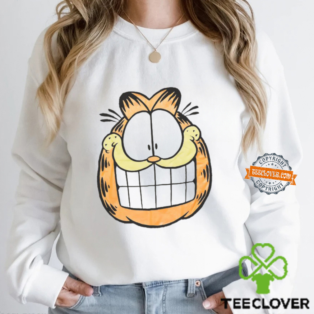 Garfield Big Face 90s White Shirt Garfield Big Face 90s White Shirt