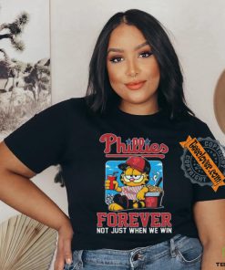 Garfield Cat Philadelphia Phillies Forever Not When Win 2024 T shirt