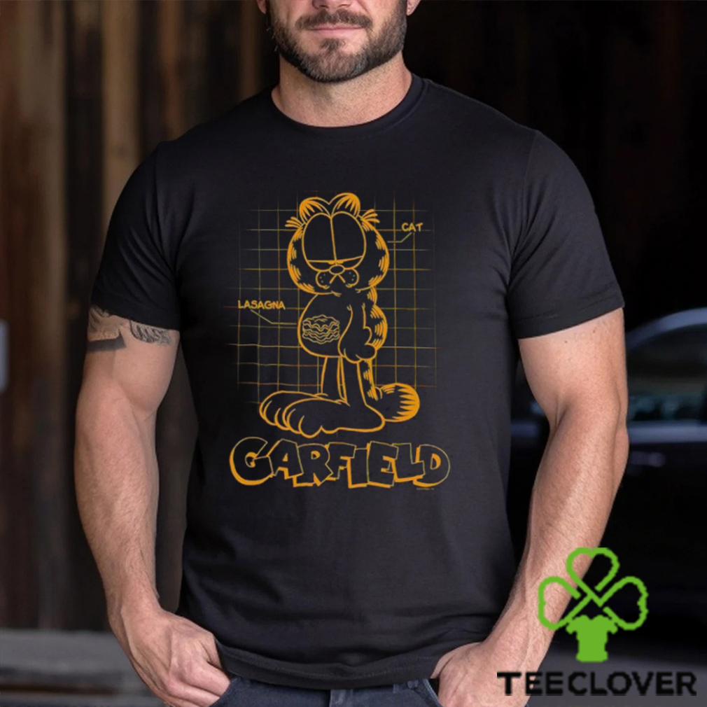 Garfield Cat Schematic Lasagna Poster shirt Garfield Cat Schematic Lasagna Poster shirt