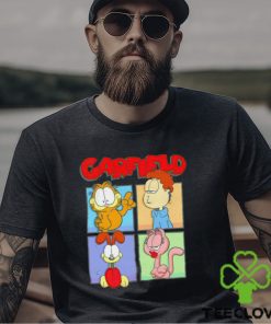 Garfield Group Box Up Poster shirt
