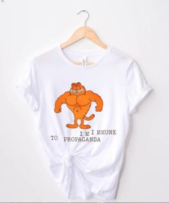 Garfield I’m Immune To Propaganda Shirt