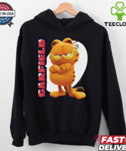 Garfield Movie Vertical Fitted Graphic T Shirt