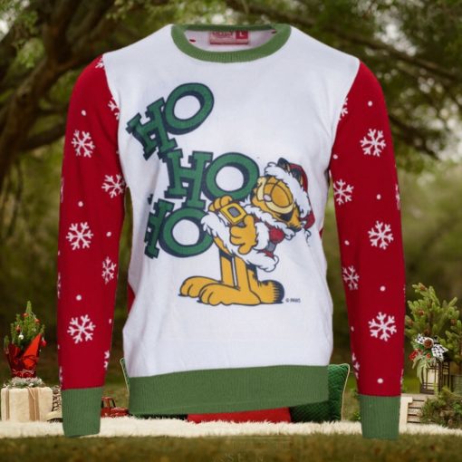 Garfield Santa HO HO HO Ugly Christmas Sweater