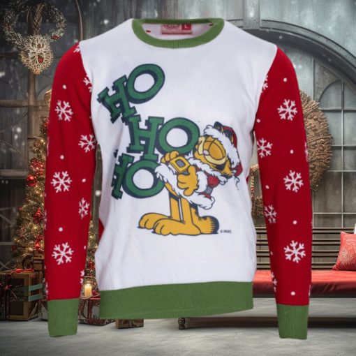 Garfield Santa HO HO HO Ugly Christmas Sweater