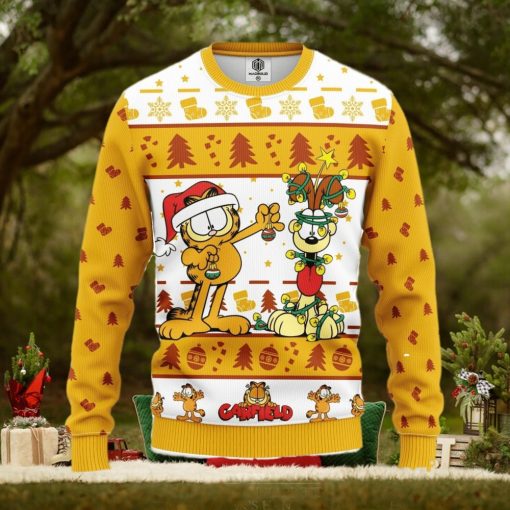 Garfield Ugly Christmas Sweater Amazing Gift Men And Women Christmas Gift