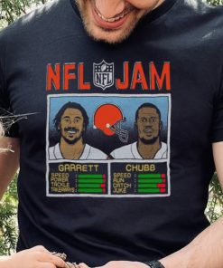 Garrett And Chubb Shirt, Football Jam Browns Garrett And Chubb Tee, Myles Garrett & Nick Chubb Shirt Shirt
