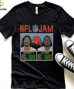 Garrett And Chubb Shirt, Football Jam Browns Garrett And Chubb Tee, Myles Garrett & Nick Chubb Shirt Shirt