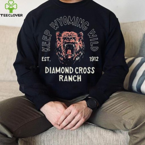 Garrett Crochet Keep Wyoming Wild Diamond Cross Ranch shirt