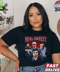 Garrett Greene Wearing A Neal Breezy Tee Shirt