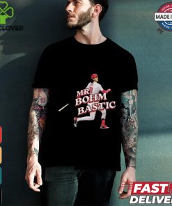 Garrett Stubbs Wearing Mr. Bohm Bastic Tee Shirt