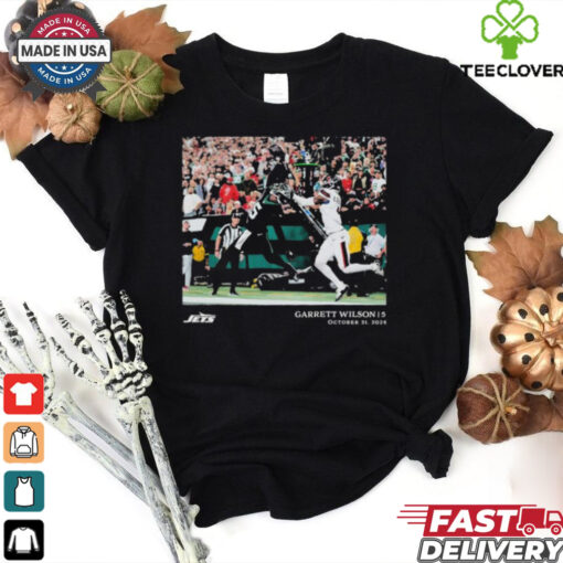 Garrett Wilson New York Jets 5 October 31 2024 NFL Flash Features Week 9 T Shirt