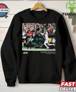 Garrett Wilson New York Jets 5 October 31 2024 NFL Flash Features Week 9 T Shirt