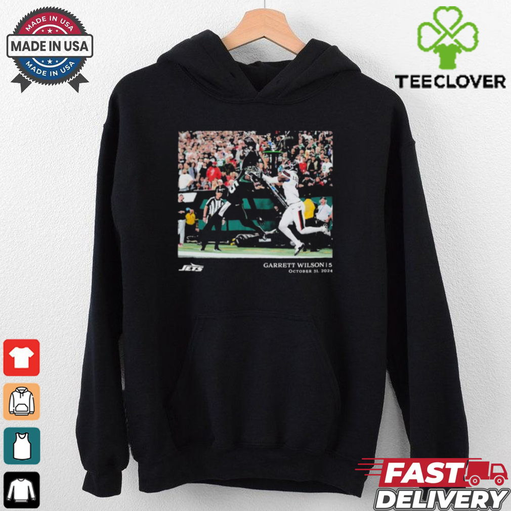 Garrett Wilson New York Jets 5 October 31 2024 NFL Flash Features Week 9 T Shirt Garrett Wilson New York Jets 5 October 31 2024 NFL Flash Features Week 9 T Shirt