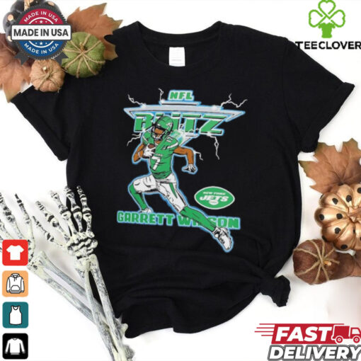 Garrett Wilson New York Jets NFL Blitz Player T Shirts