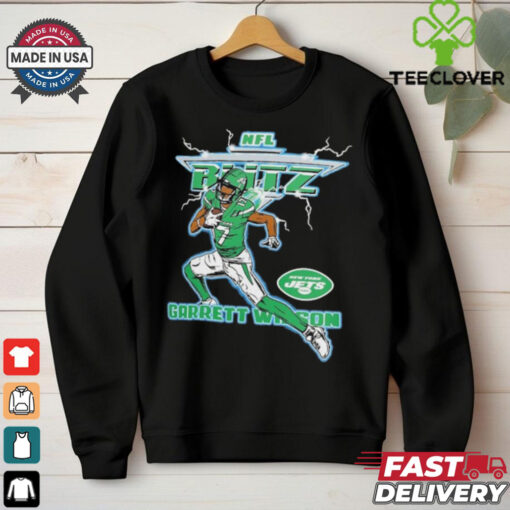 Garrett Wilson New York Jets NFL Blitz Player T Shirts