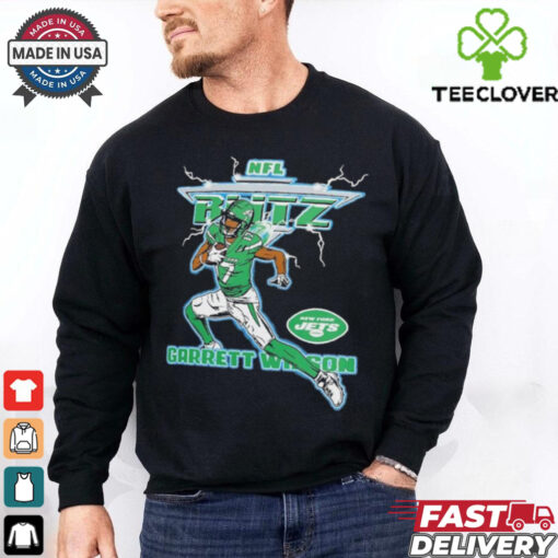 Garrett Wilson New York Jets NFL Blitz Player T Shirts